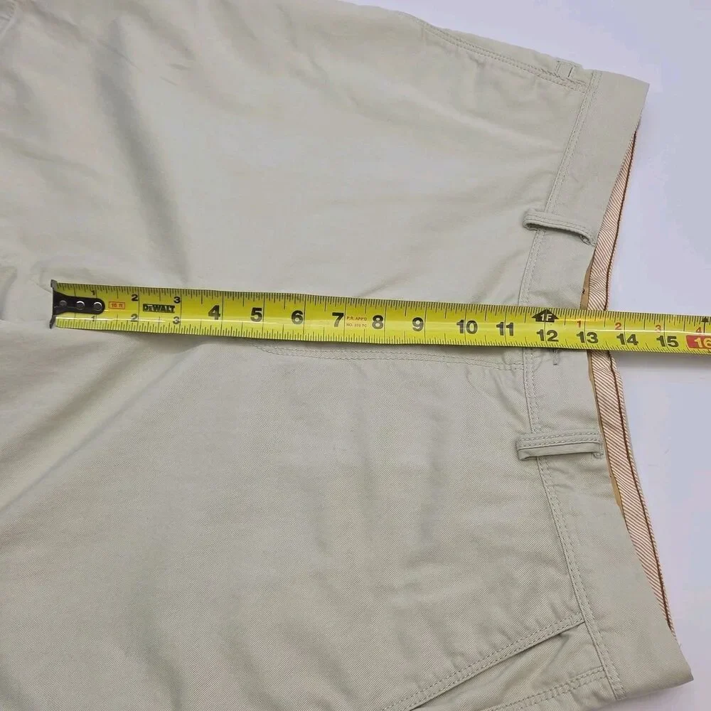 Tommy Bahama Shorts Men Sz 34 Cotton Tencel Khaki Beige 9